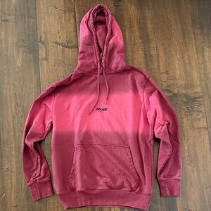 PALACE Men's Burgundy Hoodie Sweater